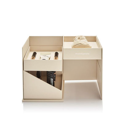 satın al 350g C1S Geri Dönüşümlü Kağıt Hediye Kutusu Parfüm Şişesi Ambalajı UV Kaplama online manufacture