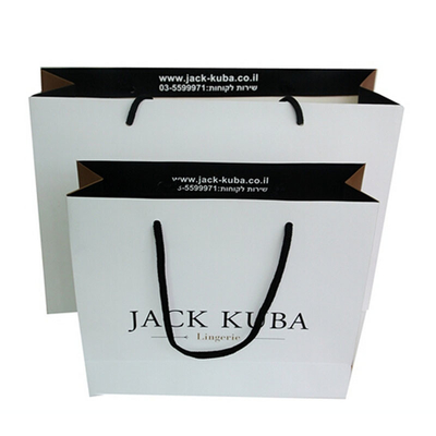 C1S C2S Kraft Shopping Baskılı Kolları Ofset Baskılı Kağıt Taşıma Çantaları