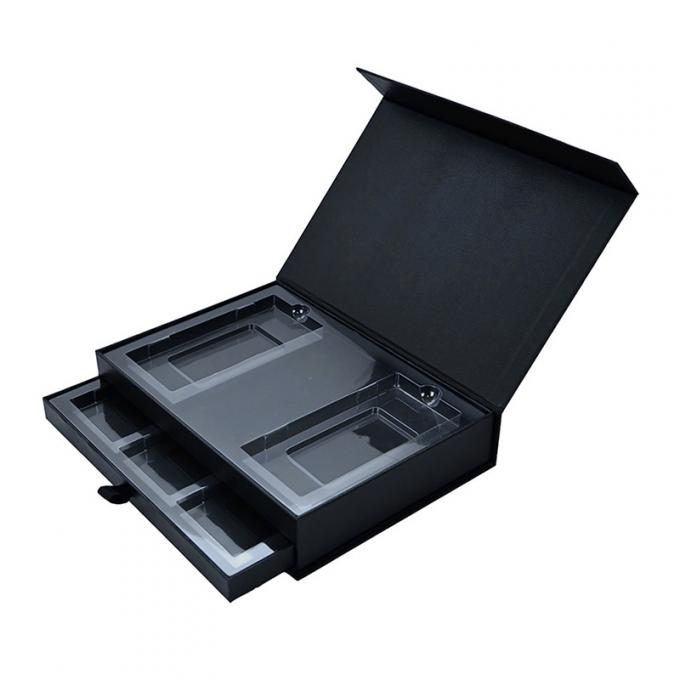 Manyetik Yakalama Mat UV ile 400G Kaplamalı Flip Top Kozmetik Hediye Kutusu Ambalajı 1
