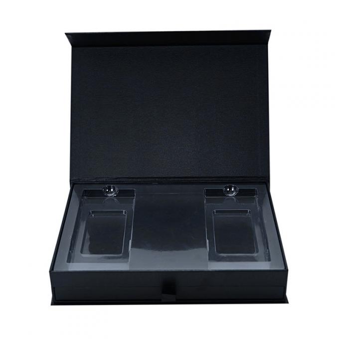 Manyetik Yakalama Mat UV ile 400G Kaplamalı Flip Top Kozmetik Hediye Kutusu Ambalajı 0